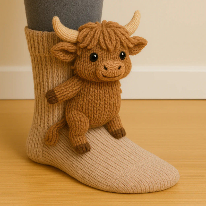 Animal Soft Cotton Socks (One Size Fits All)