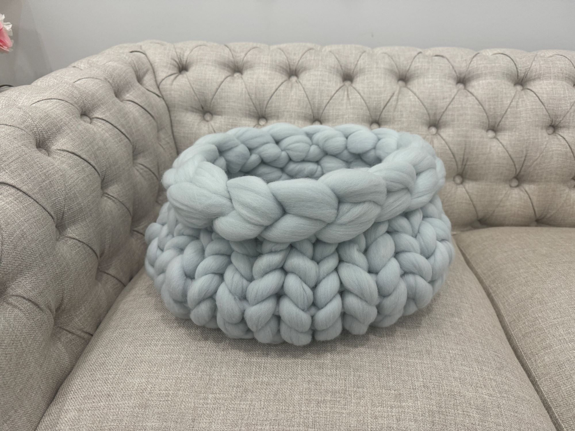 Cat Bed | Soft Merino Wool | Cozy Warmth for Your Feline Friend