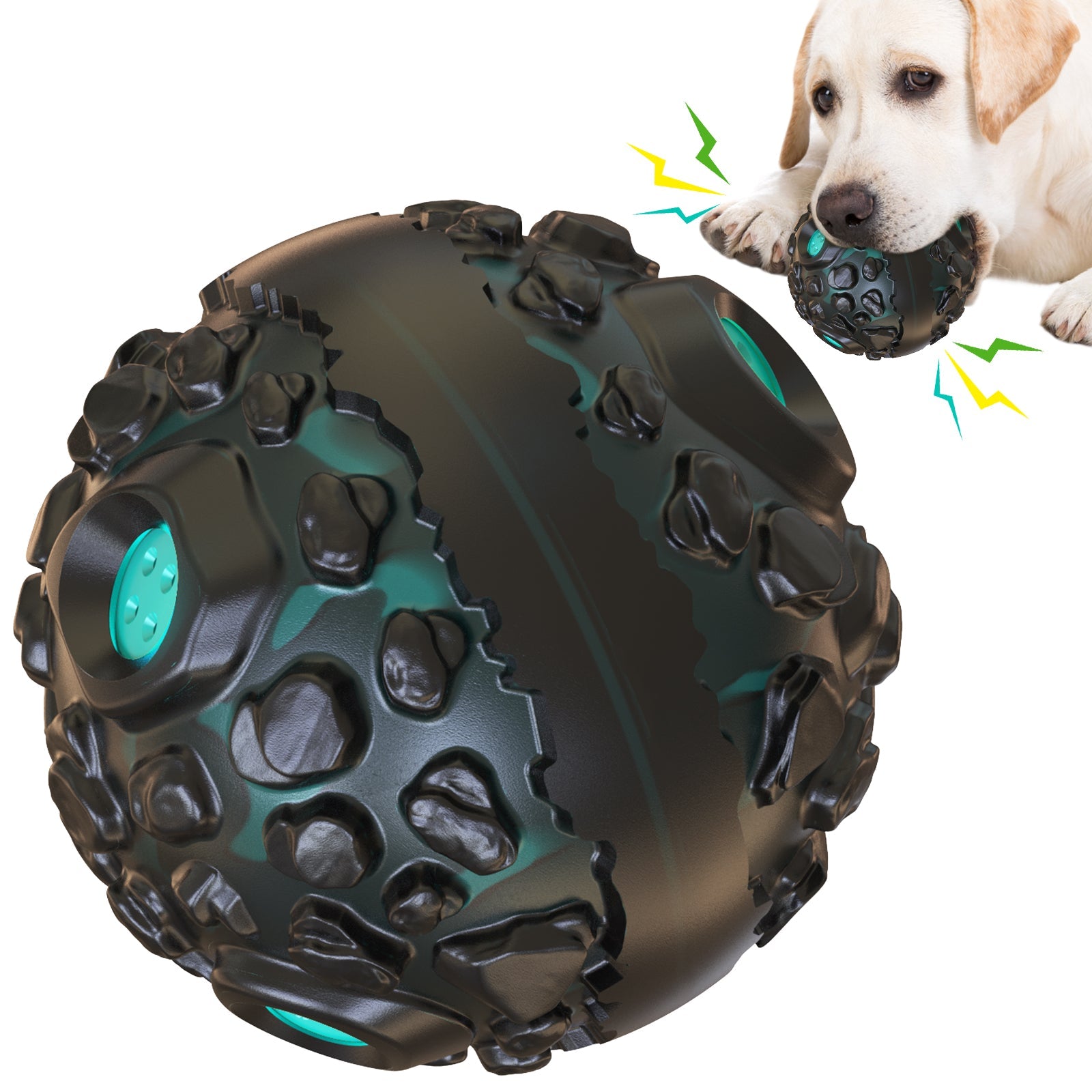 Meteorite Rolling Giggling Dog Ball | Interactive Fun | Durable Design