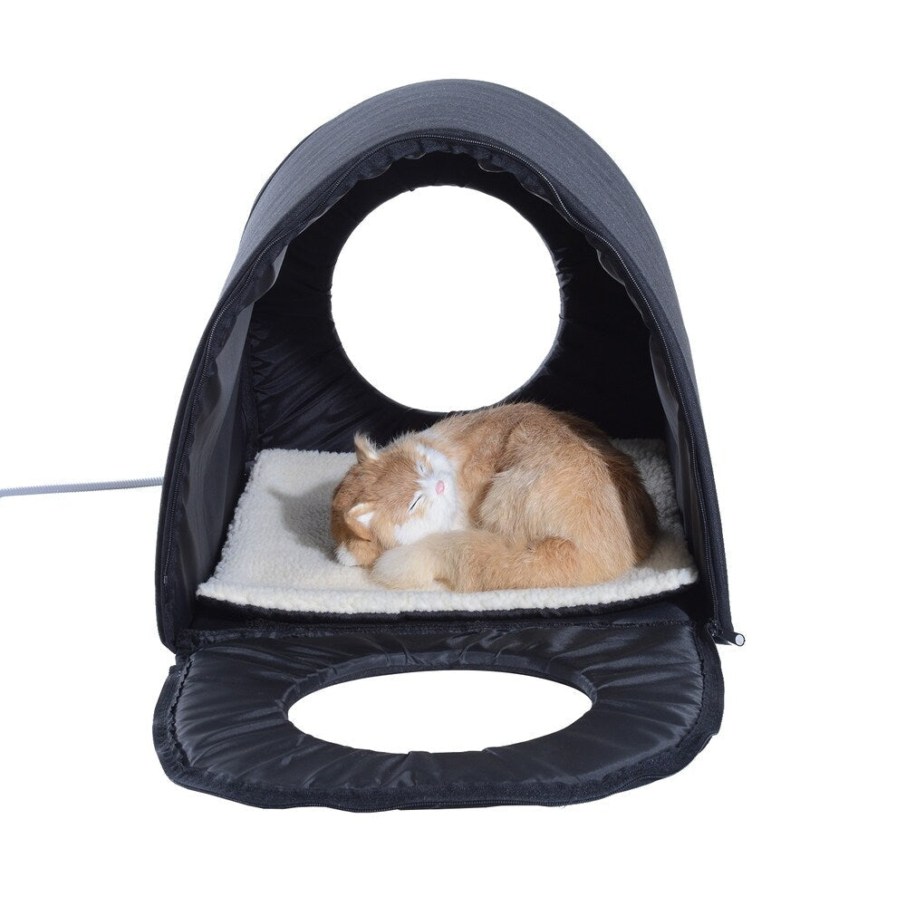 Heated Outdoor Cat House | Warm Cozy Shelter for Cats