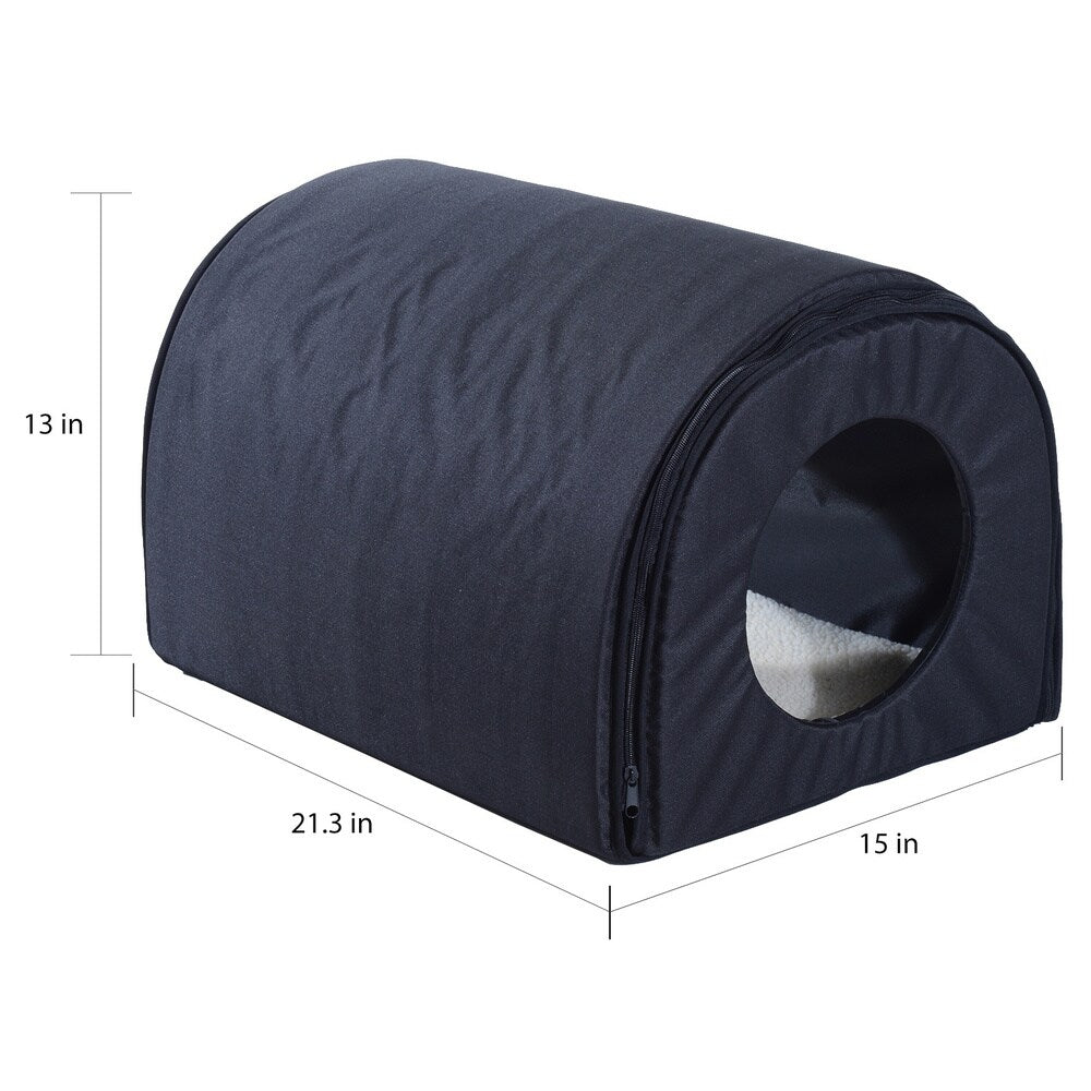 Heated Outdoor Cat House | Warm Cozy Shelter for Cats