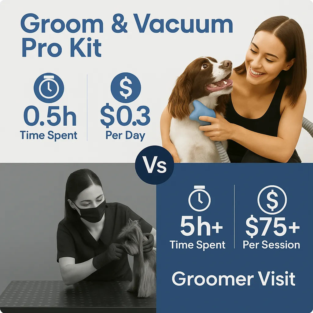 6-in-1 Pet Grooming Vacuum Kit