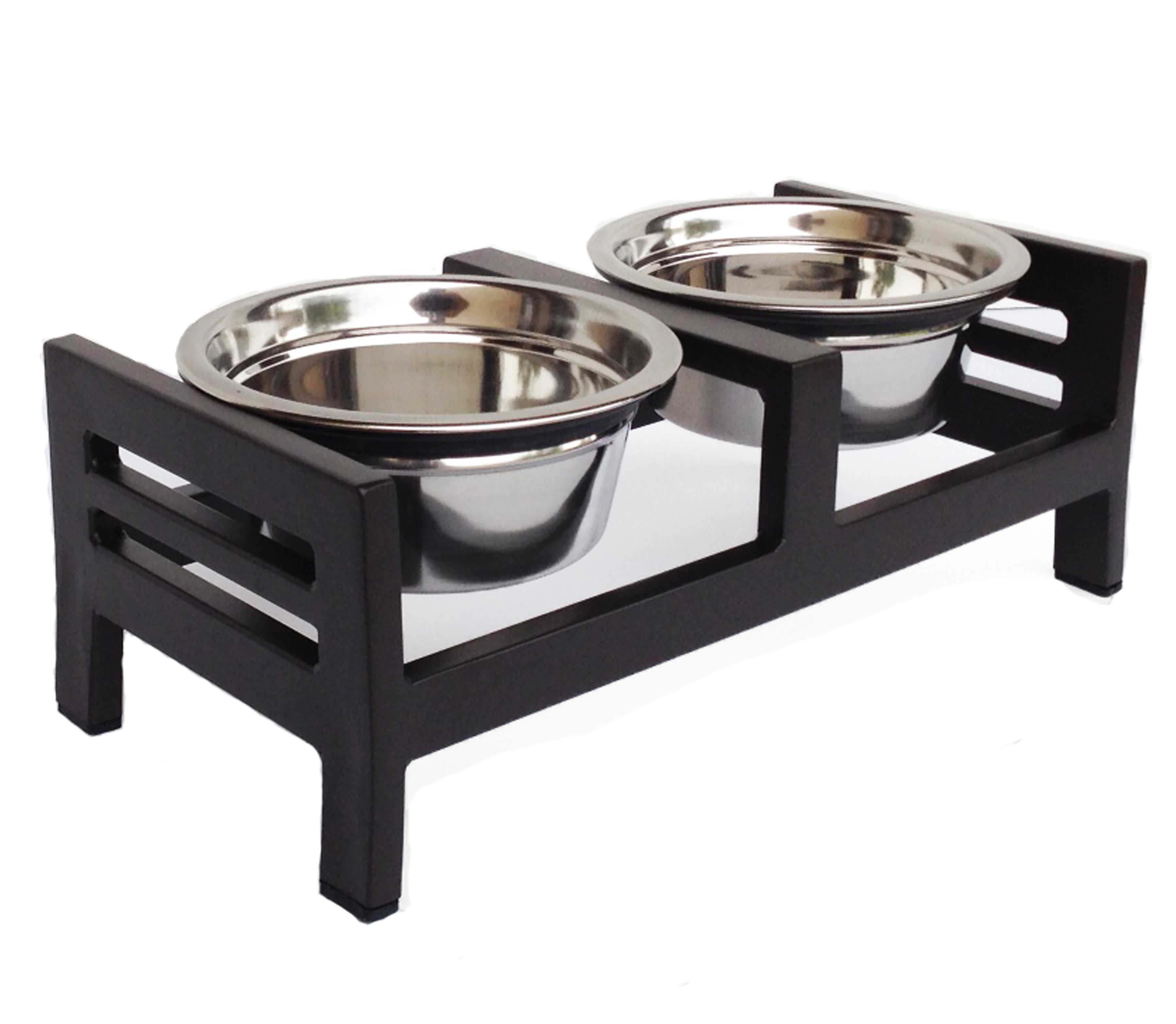 Double Diner Pet Bowl | Elevated Design | Easy to Clean | Durable Materials