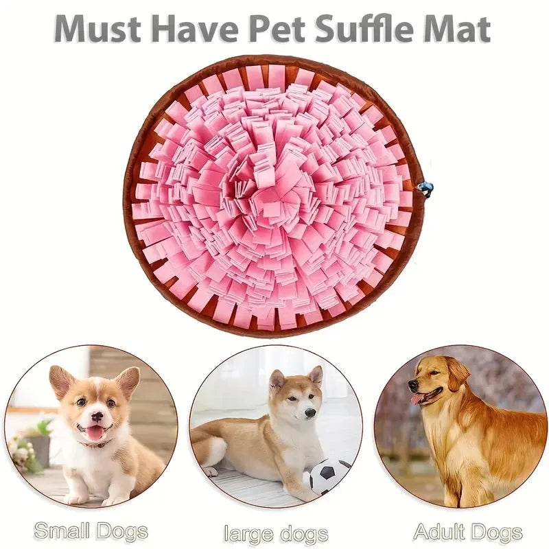 Felt Dog Sniffing Pad | Washable Foldable Slow Feeder for Dogs