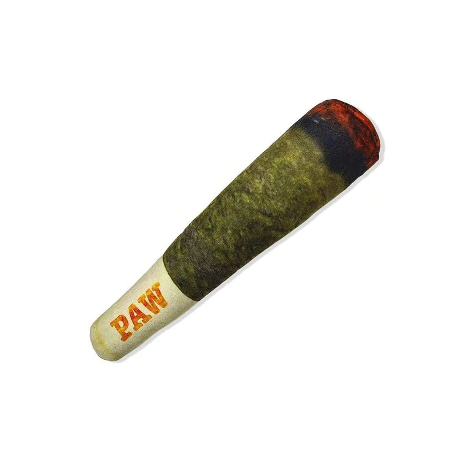 Interactive Dog Toy | Cigar Design Plush Squeaky | Chew Toy for Small Medium Dogs
