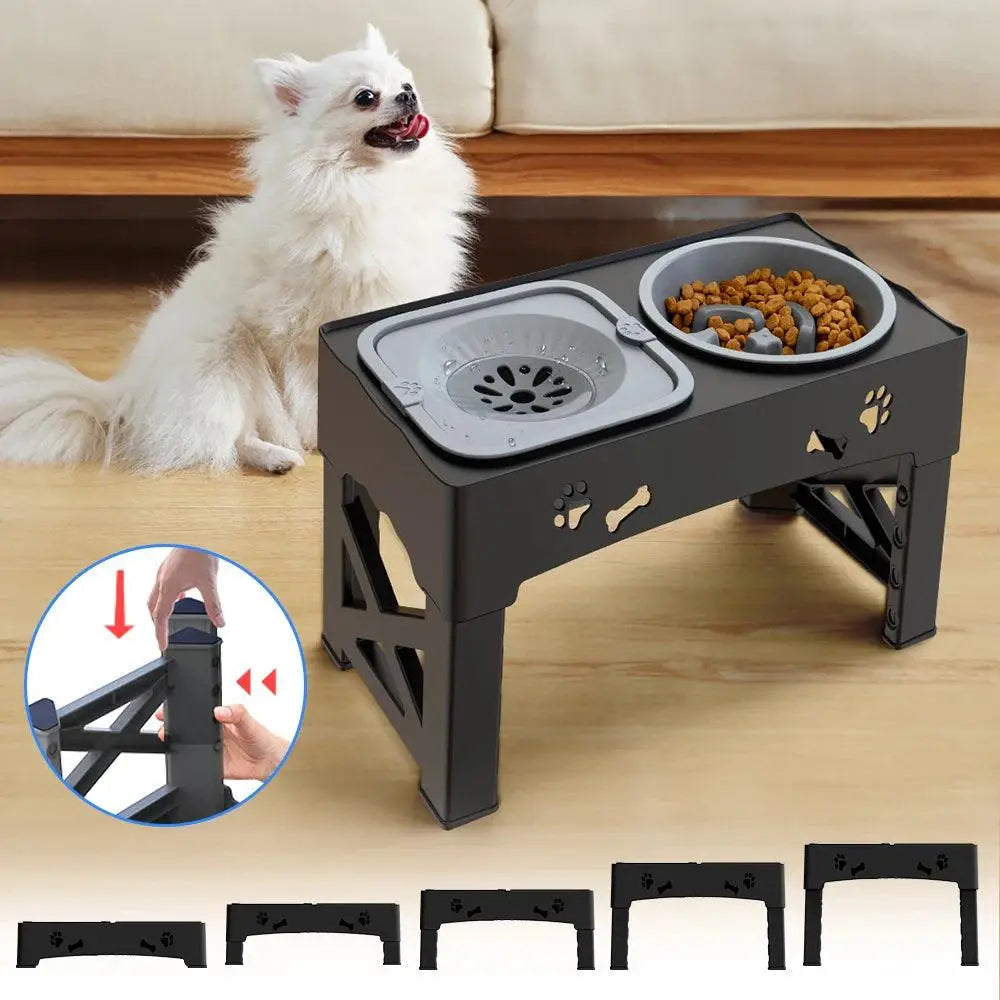 Ergonomic Dog Feeder | Adjustable Height | Reduces Neck Strain