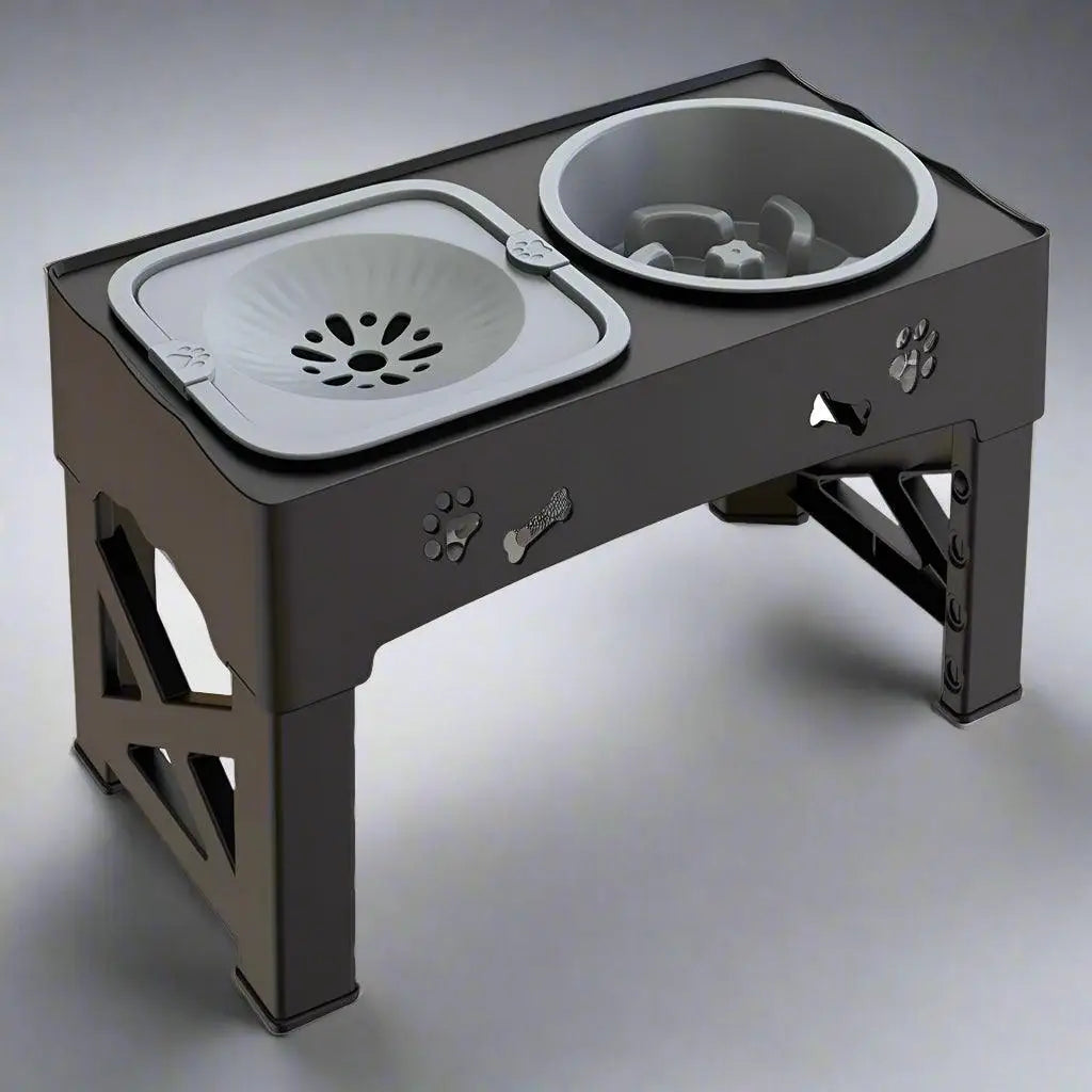 Ergonomic Dog Feeder | Adjustable Height | Reduces Neck Strain