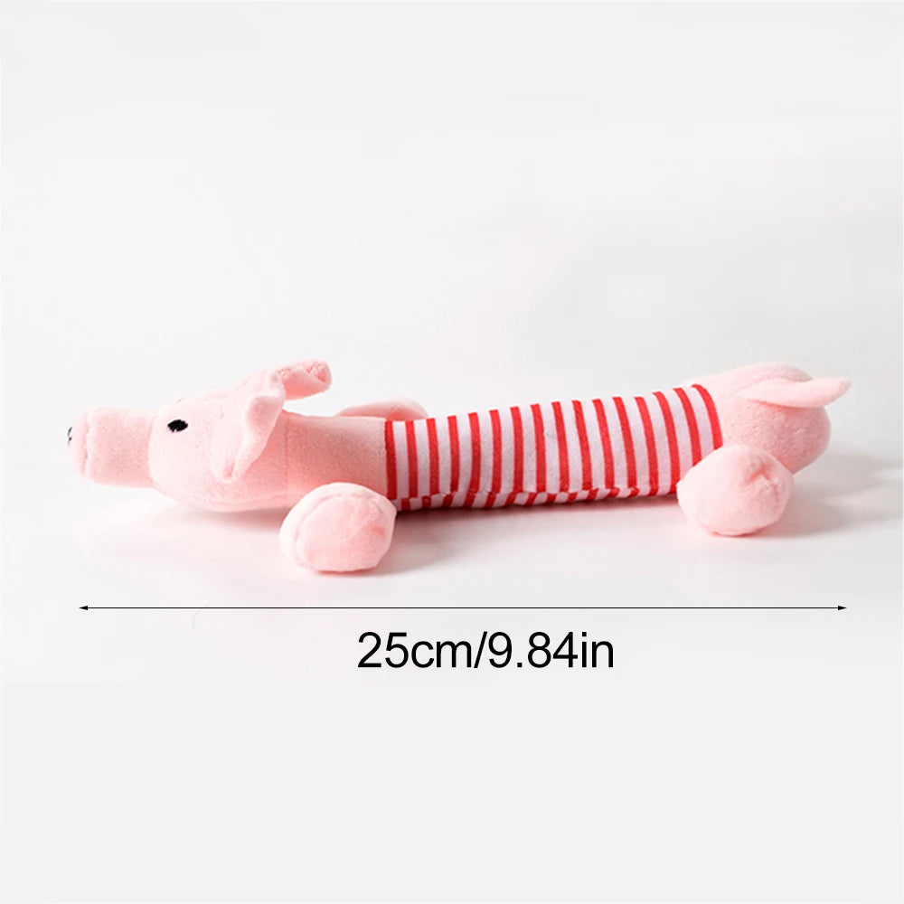 Simulated Animal Dog Toy | No Stuffing | Durable Plush | Squeaky Chew Toy