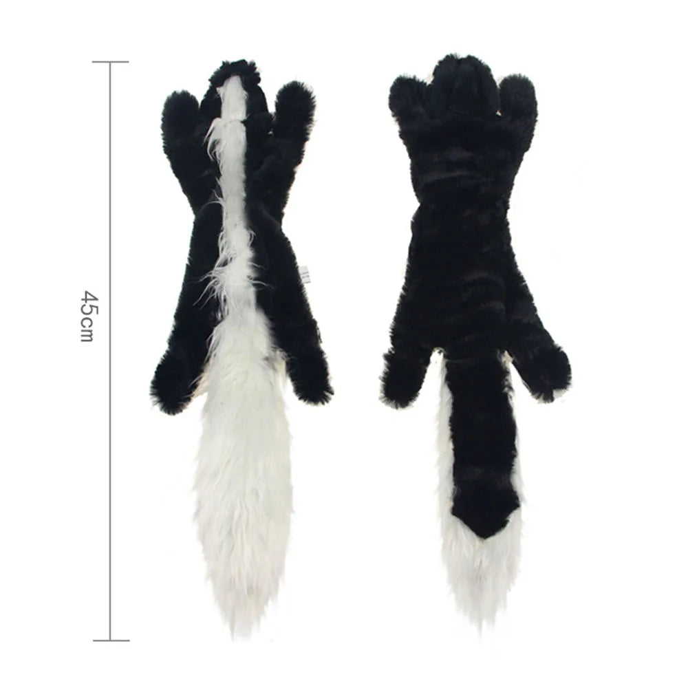 Simulated Animal Dog Toy | No Stuffing | Durable Plush | Squeaky Chew Toy