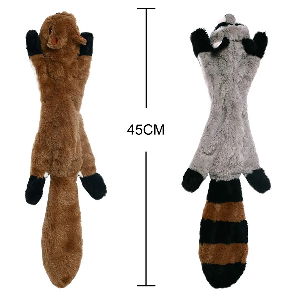 Simulated Animal Dog Toy | No Stuffing | Durable Plush | Squeaky Chew Toy