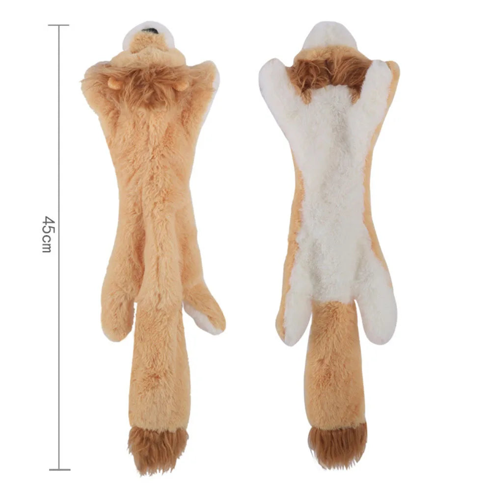 Simulated Animal Dog Toy | No Stuffing | Durable Plush | Squeaky Chew Toy