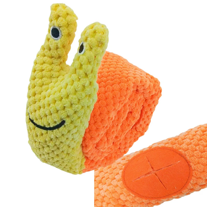 Dog Puzzle Feeder Interactive Toy | Indestructible Plush | Squeaky Fun