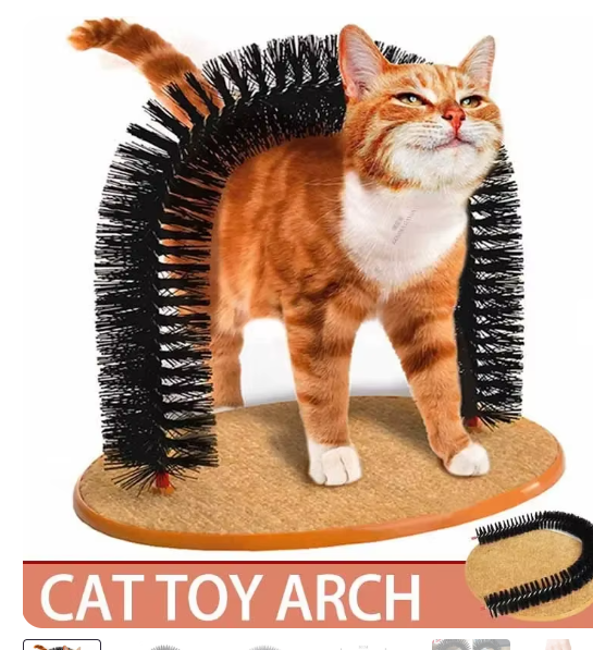 Cat Self Grooming Arch | Reduces Shedding | Promotes Healthy Coat