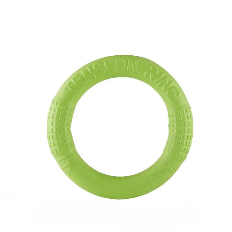 Dog Ring Toy | Indestructible Chew Toy | Floating Fetch Training Tool