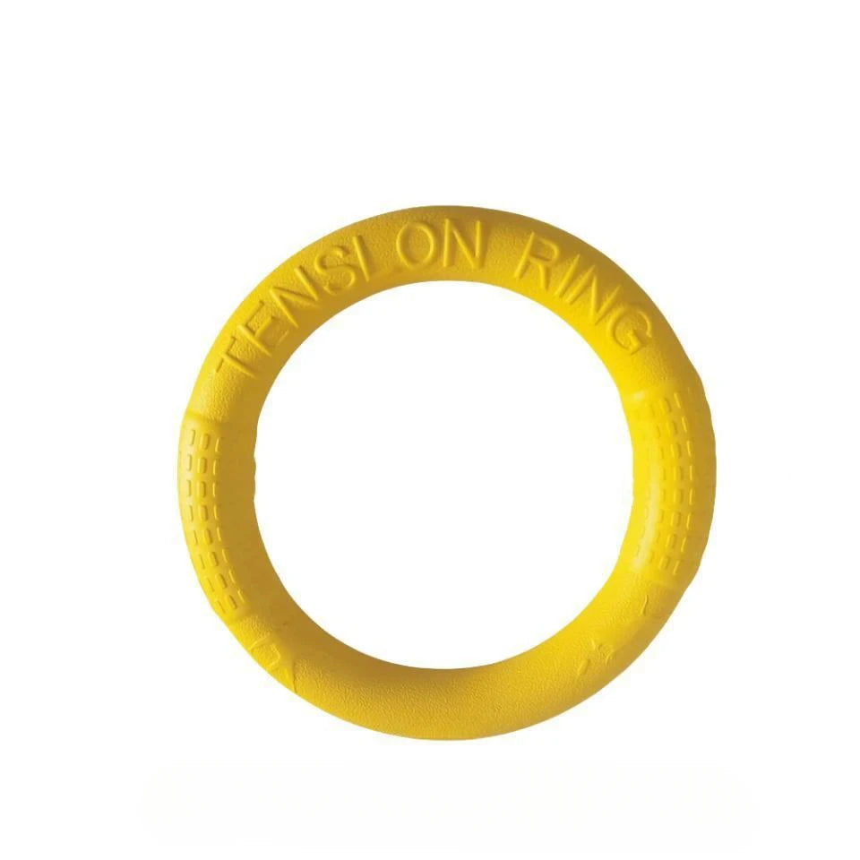 Dog Ring Toy | Indestructible Chew Toy | Floating Fetch Training Tool