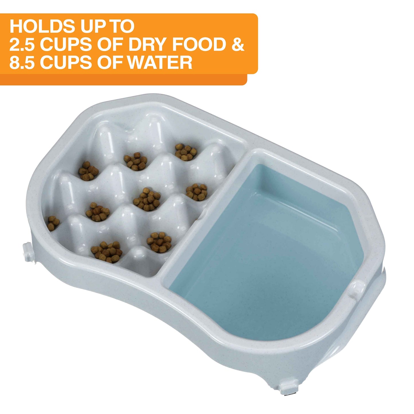 Slow Feeder Dog Bowl | Promotes Healthy Eating | Reduces Bloating