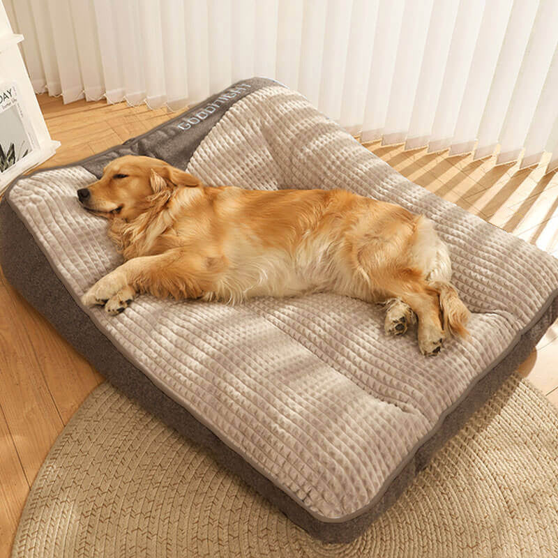 Large Thick Scratch-resistant Dog Bed | Spine Protection | Comfortable