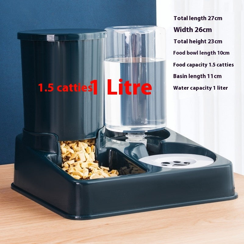 Cat Bowl Double Automatic Water and Food Dispenser | Easy Clean Design
