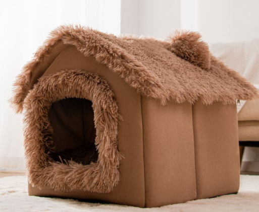 Foldable Warm Pet House | Cozy Portable Design | Easy to Store