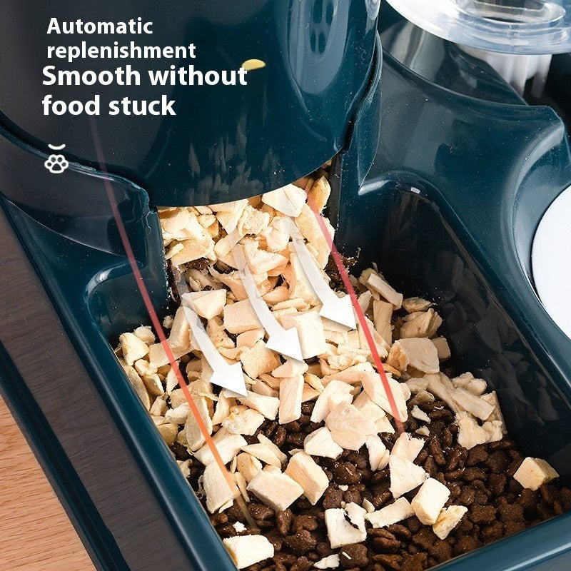 Cat Bowl Double Automatic Water and Food Dispenser | Easy Clean Design