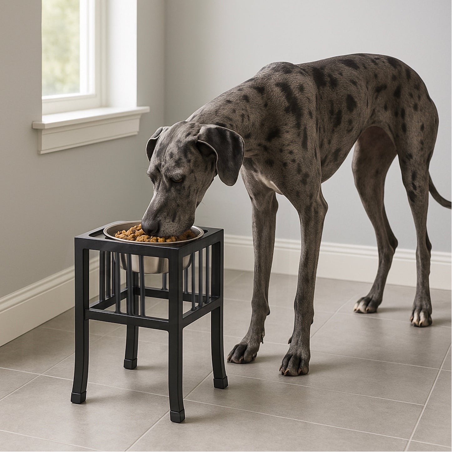 Single Diner Dog Bowl | Durable Design | Easy to Clean | Perfect for Pets