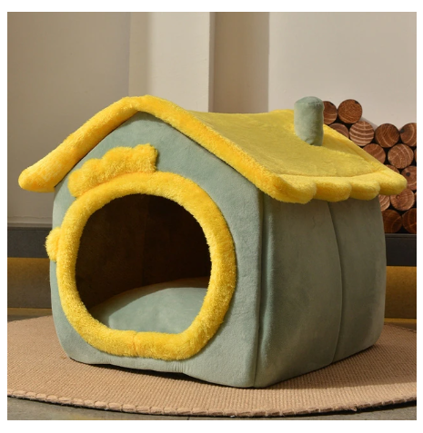 Foldable Warm Pet House | Cozy Portable Design | Easy to Store