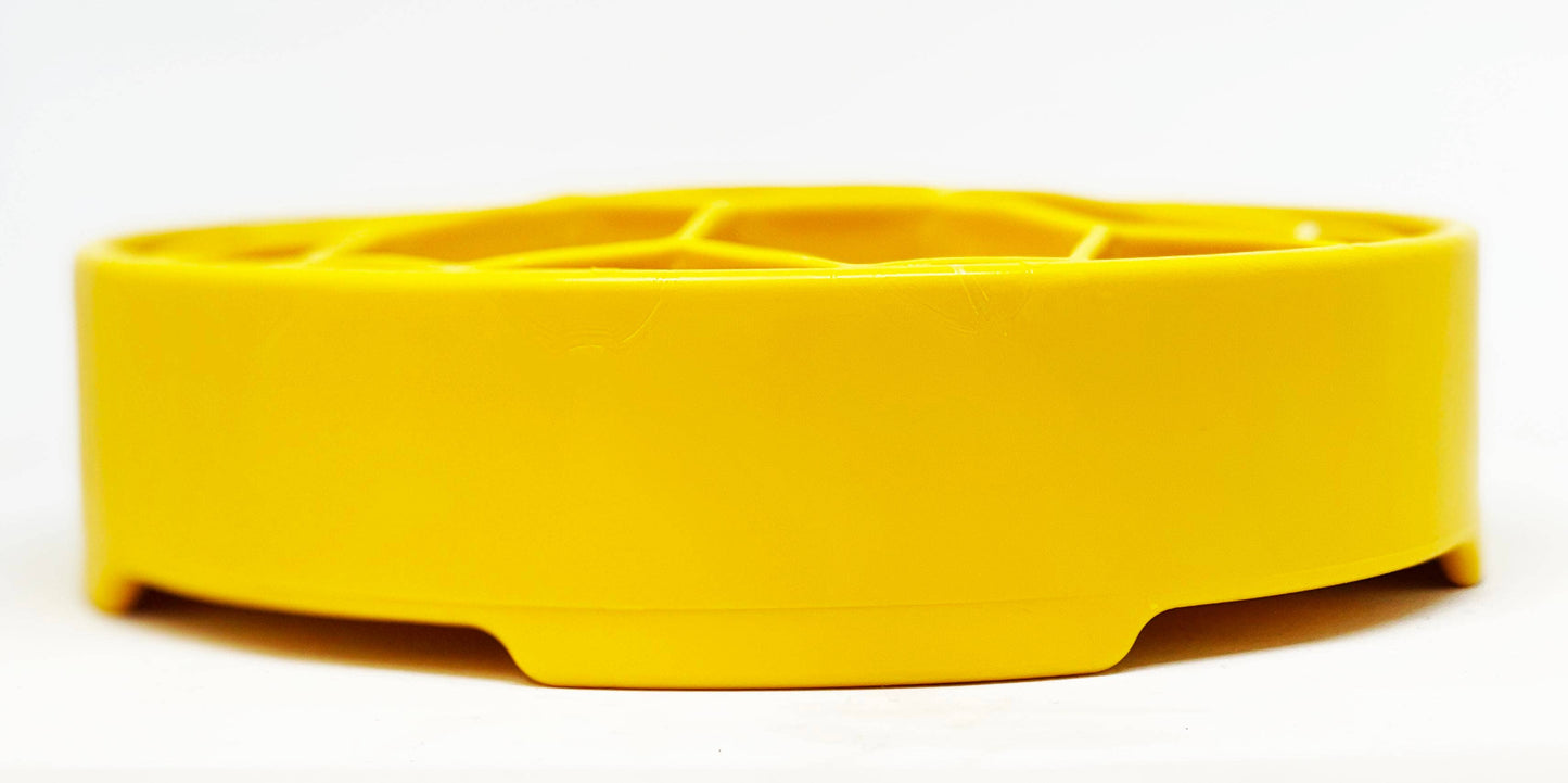 Honeycomb Slow Feeder Bowl | Reduces Bloating