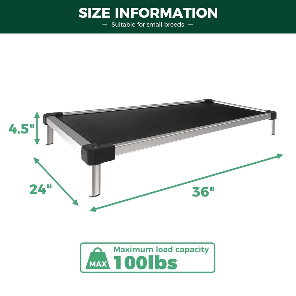 Cooling Elevated Dog Bed | Chew-Proof Design | Comfortable Support