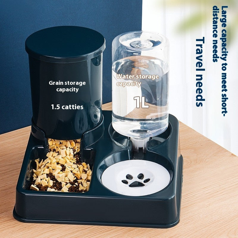 Cat Bowl Double Automatic Water and Food Dispenser | Easy Clean Design