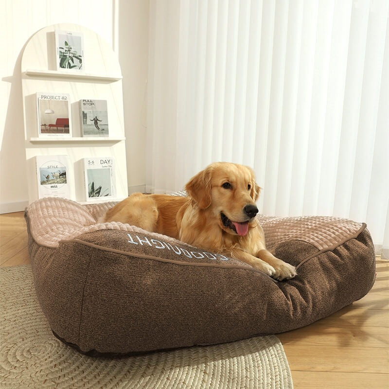 Large Thick Scratch-resistant Dog Bed | Spine Protection | Comfortable