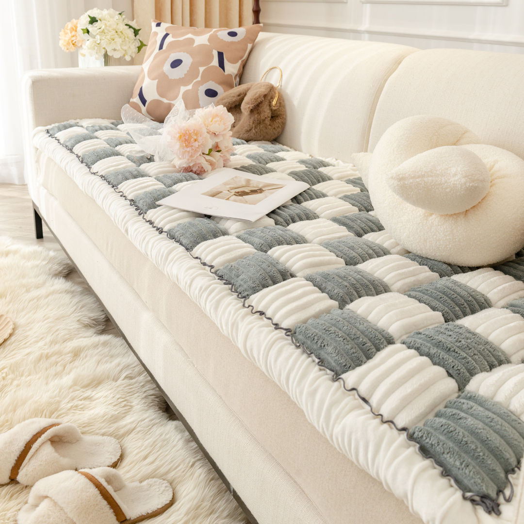 2-in-1 Furniture Protector Dog Bed | Thick Orthopedic Padding Non-Slip