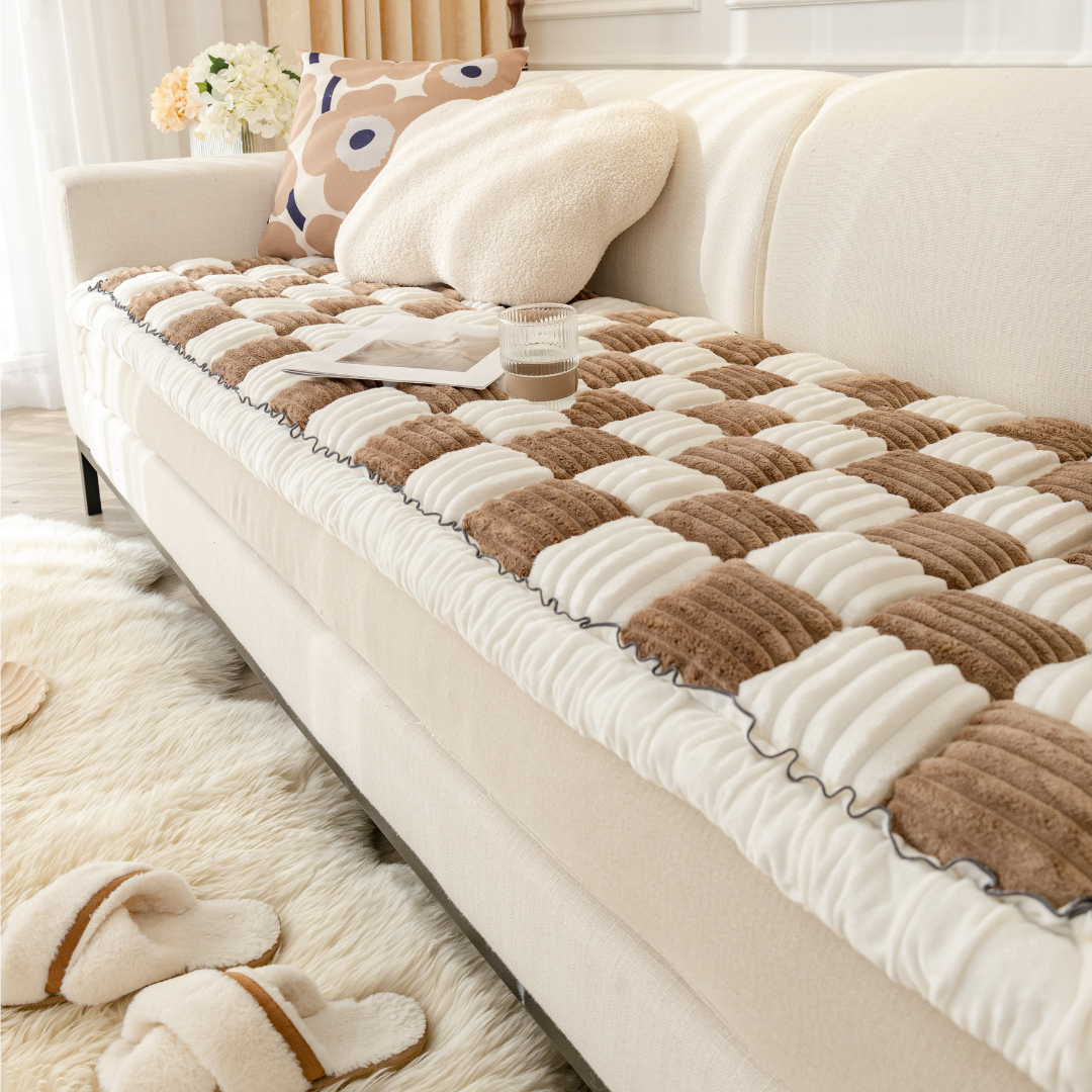 2-in-1 Furniture Protector Dog Bed | Thick Orthopedic Padding Non-Slip