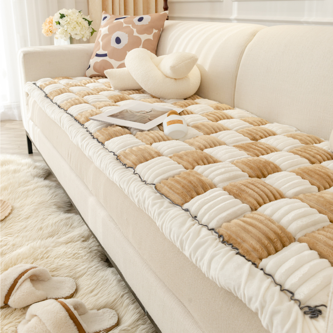 2-in-1 Furniture Protector Dog Bed | Thick Orthopedic Padding Non-Slip