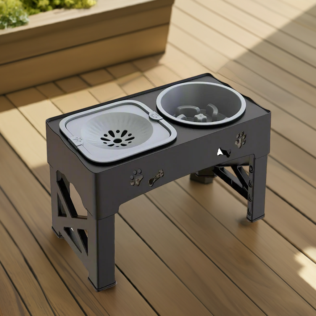 Ergonomic Dog Feeder | Adjustable Height | Reduces Neck Strain