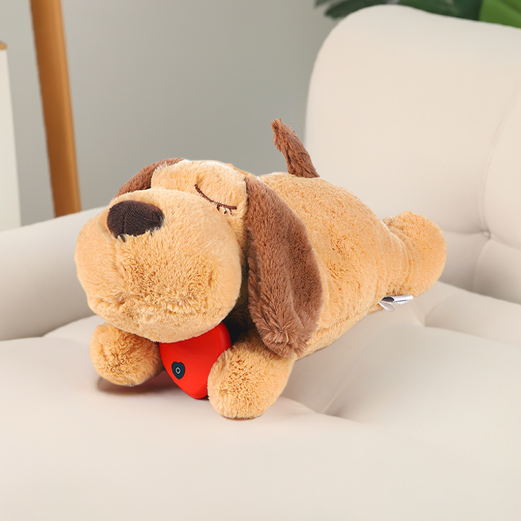 Calming Heartbeat Puppy Dog Toy | Soothes Anxiety | Soft and Cuddly
