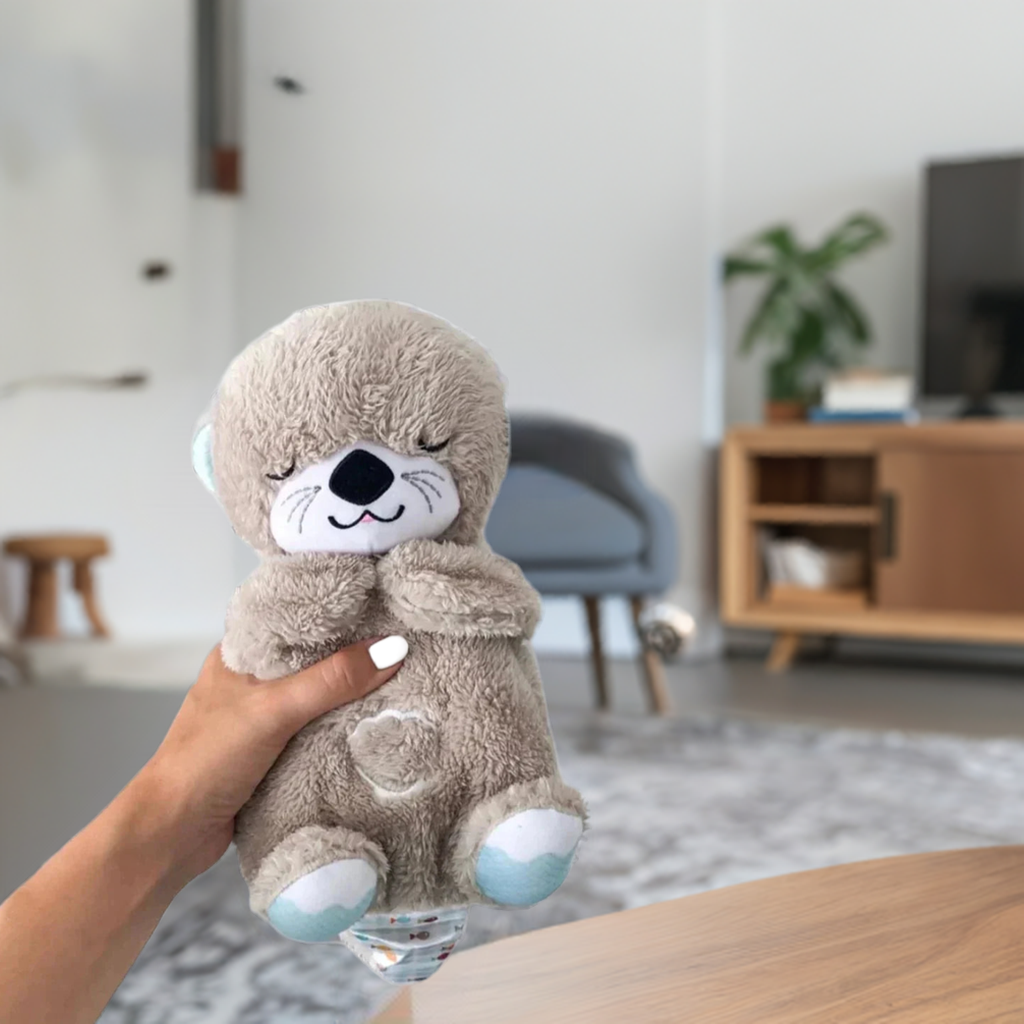 Calming Otter Plush Dog Toy | Soft Cuddly Comfort for Pets