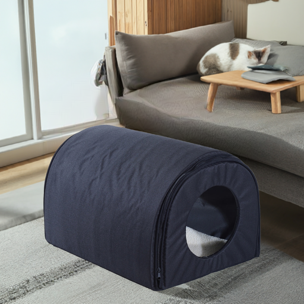 Heated Outdoor Cat House | Warm Cozy Shelter for Cats
