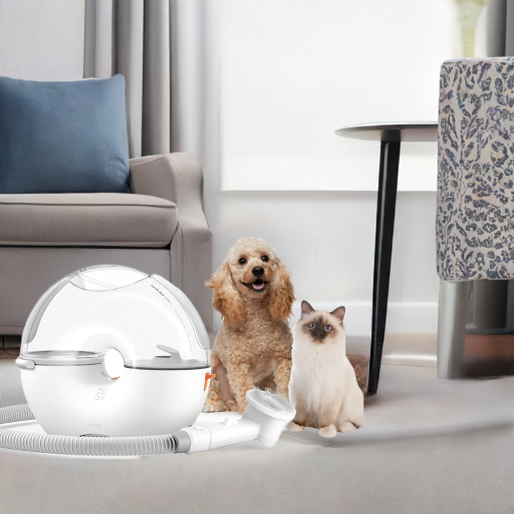 Pet Grooming Vacuum Kit | Effortless Cleaning | Quiet Powerful Suction