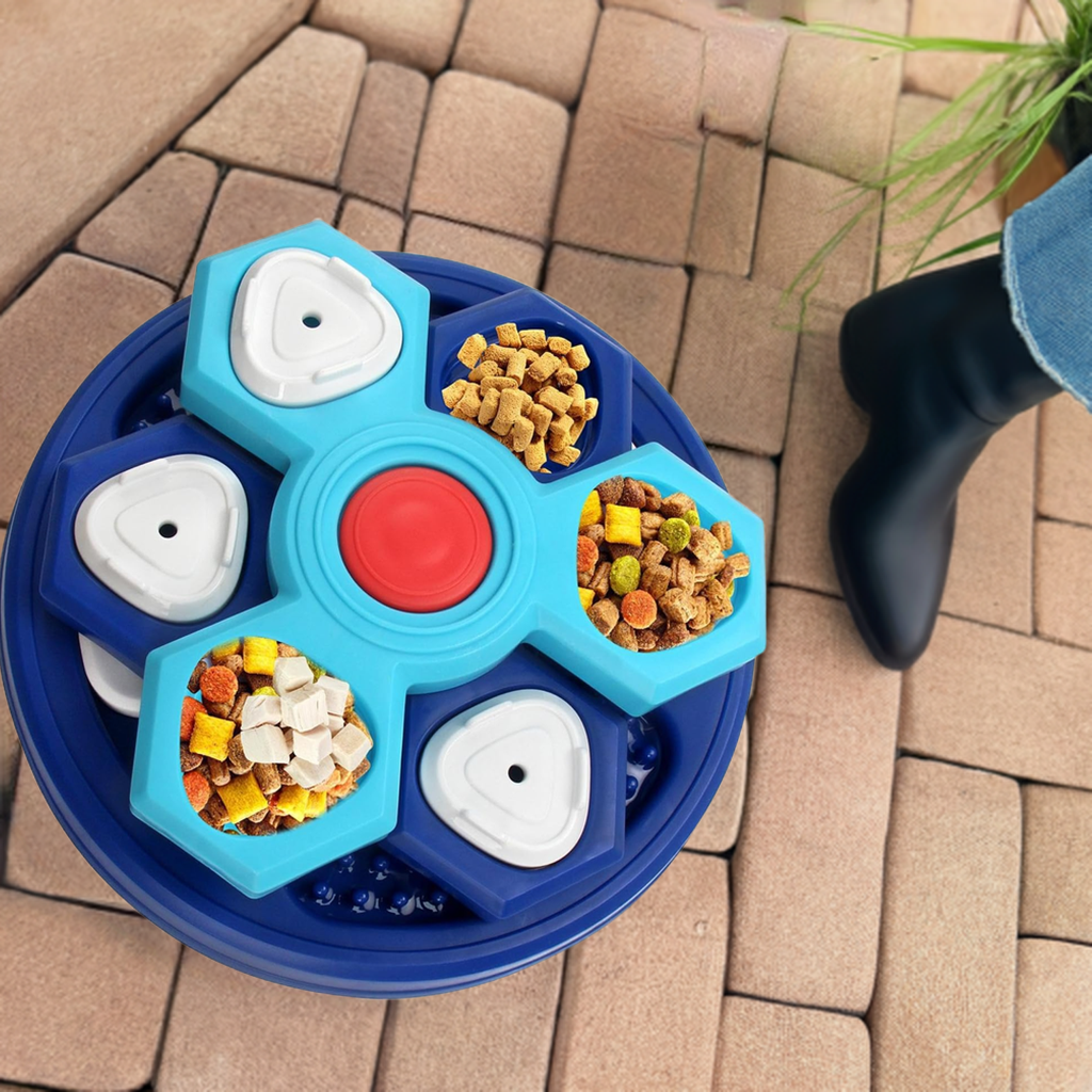 Interactive Slow Feeder Dog Bowl | Reduces Bloating
