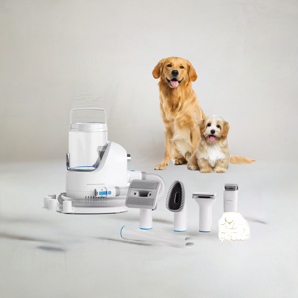 Dog Grooming Vacuum Kit | Effortless Cleaning | Quiet Powerful Suction
