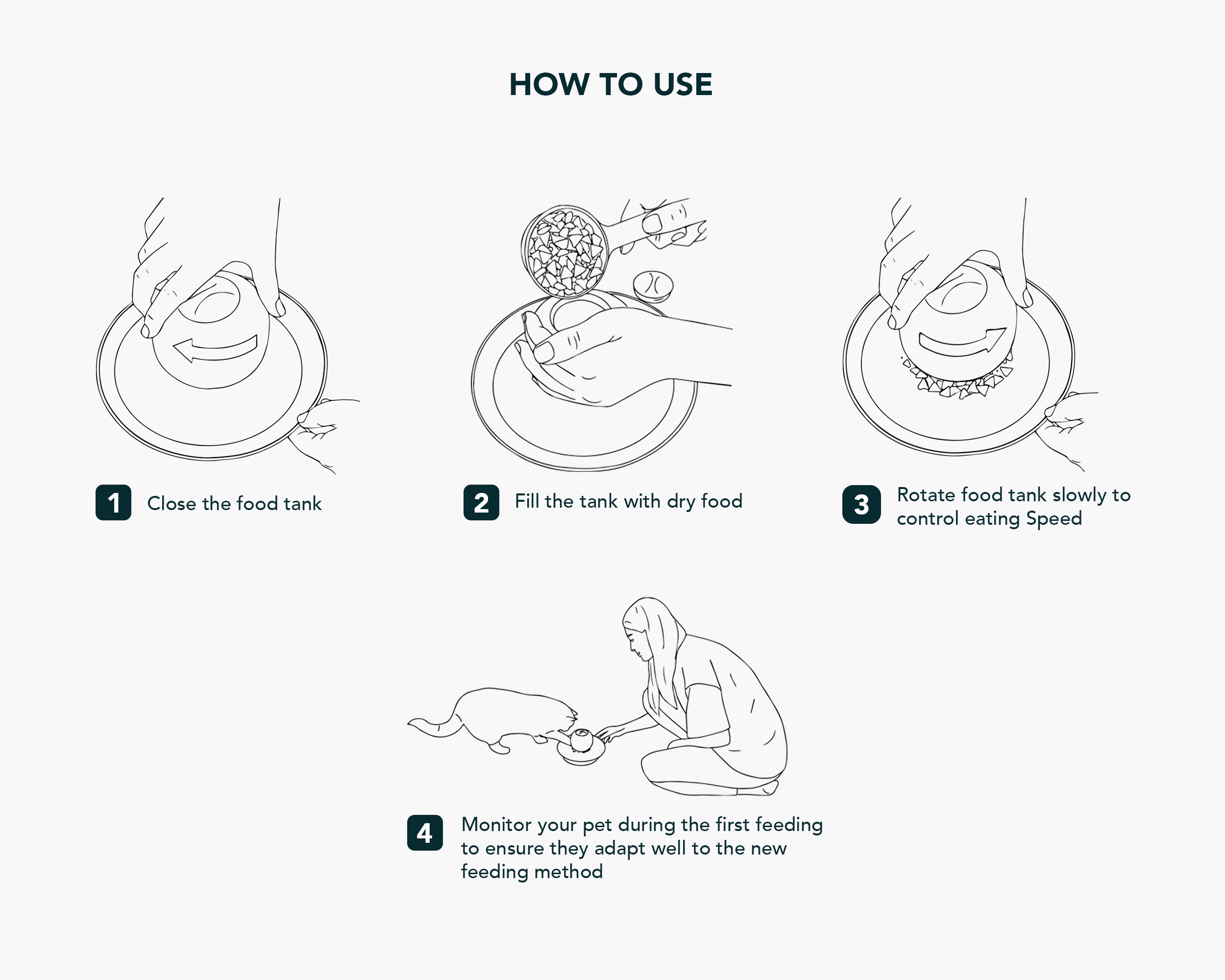 Pet Slow Feeder | Reduces Bloating | Promotes Healthy Eating