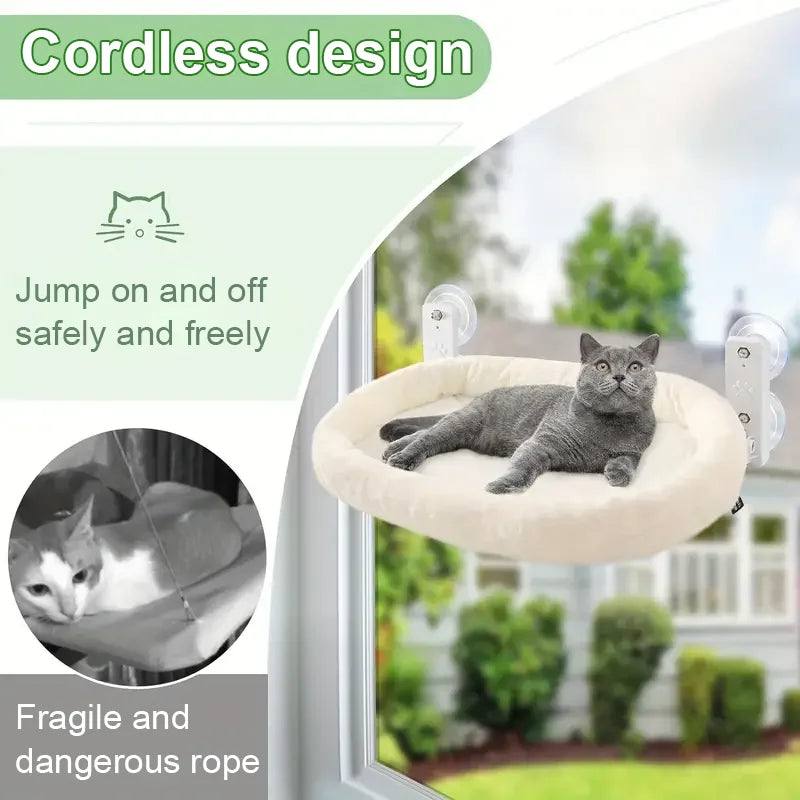 Foldable Cat Window Hammock | Space-Saving Design | Easy to Install