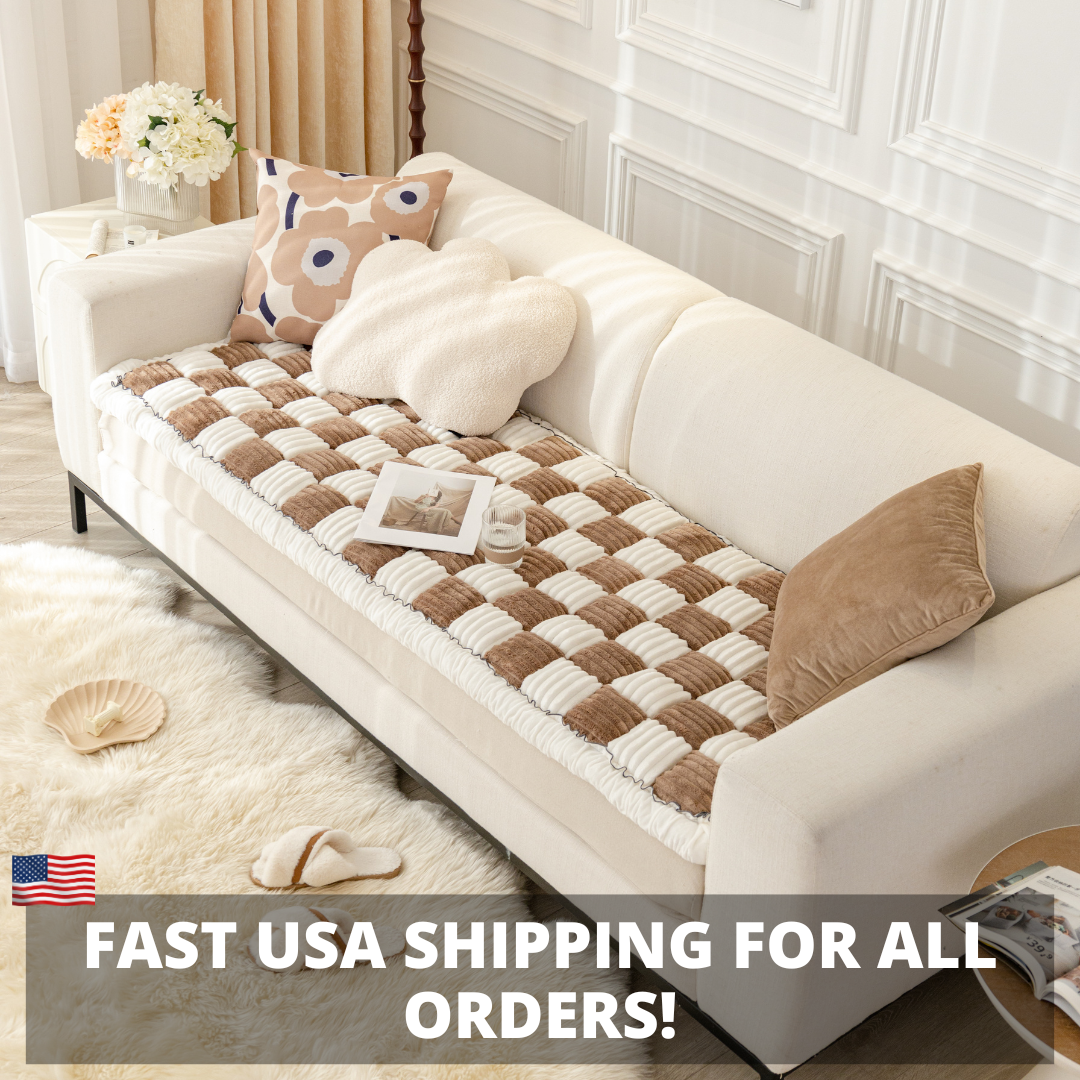 2-in-1 Furniture Protector Dog Bed | Thick Orthopedic Padding Non-Slip