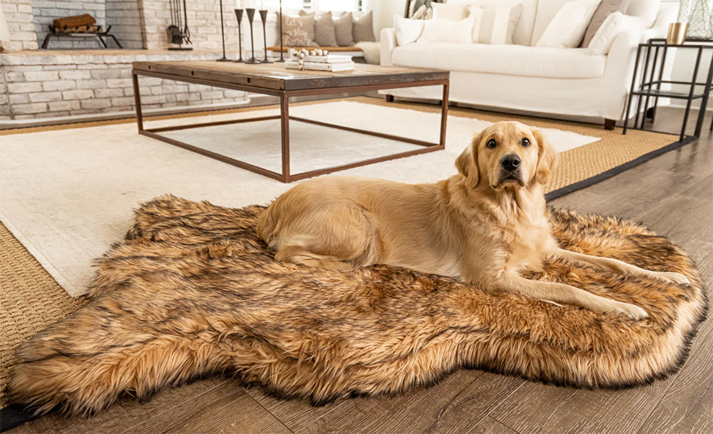 Faux Fur Orthopedic Dog Bed | Comfort for Large to XL Dogs