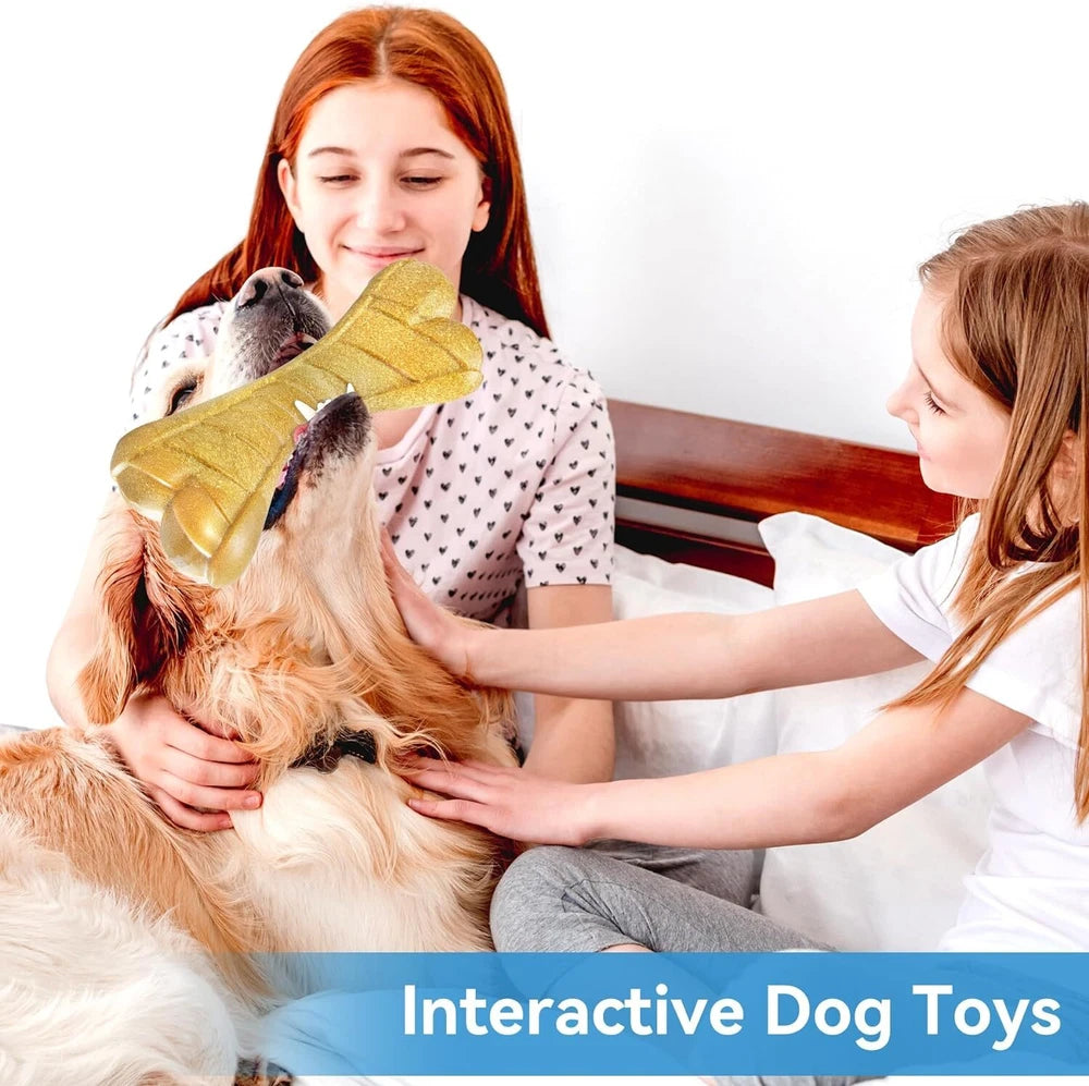 Indestructible Dog Chew Toys for Large Breeds | Durable Bones for Aggressive Chewers