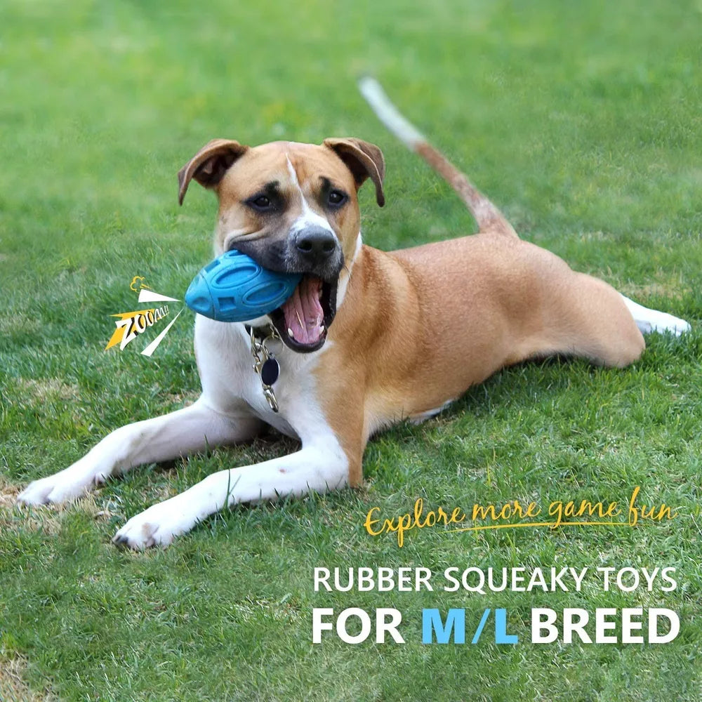 Dog Chew Toys for Aggressive Chewers | Indestructible Durable Squeaky