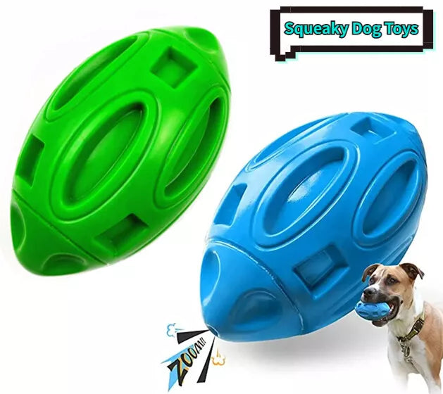 Dog Chew Toys for Aggressive Chewers | Indestructible Durable Squeaky