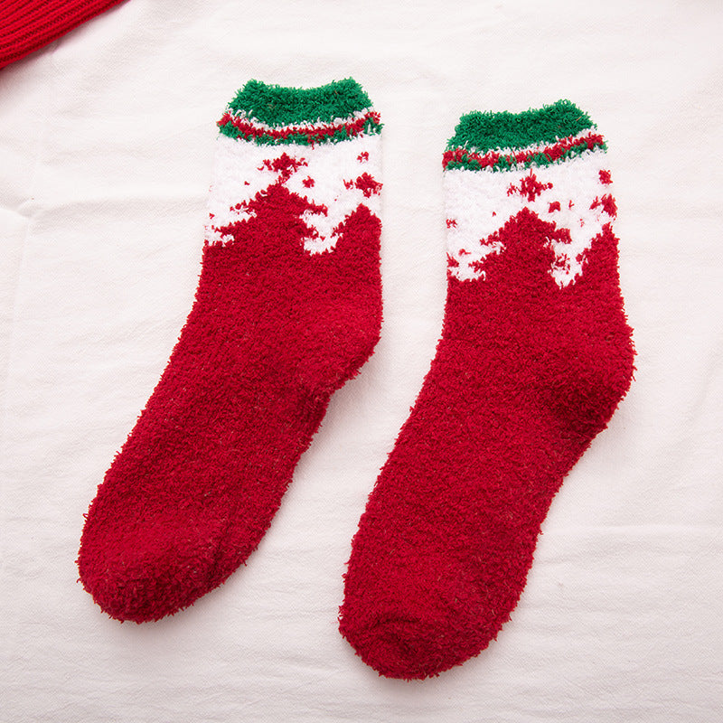 Christmas Warm Socks - 12 Pairs