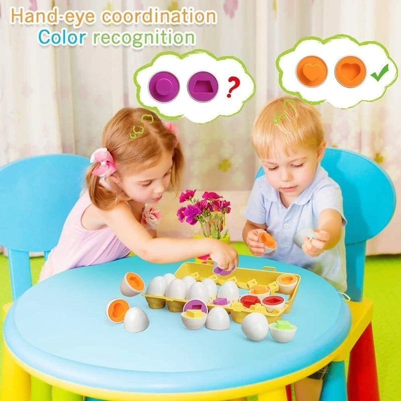 Educational Color & Shape Recognition Gift For Toddlers