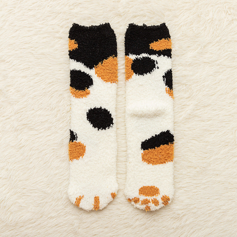 Warm Cat Socks (2 Pairs)